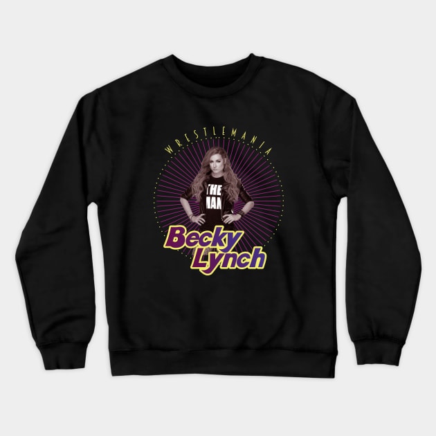 becky lynch Crewneck Sweatshirt by mapasakehh